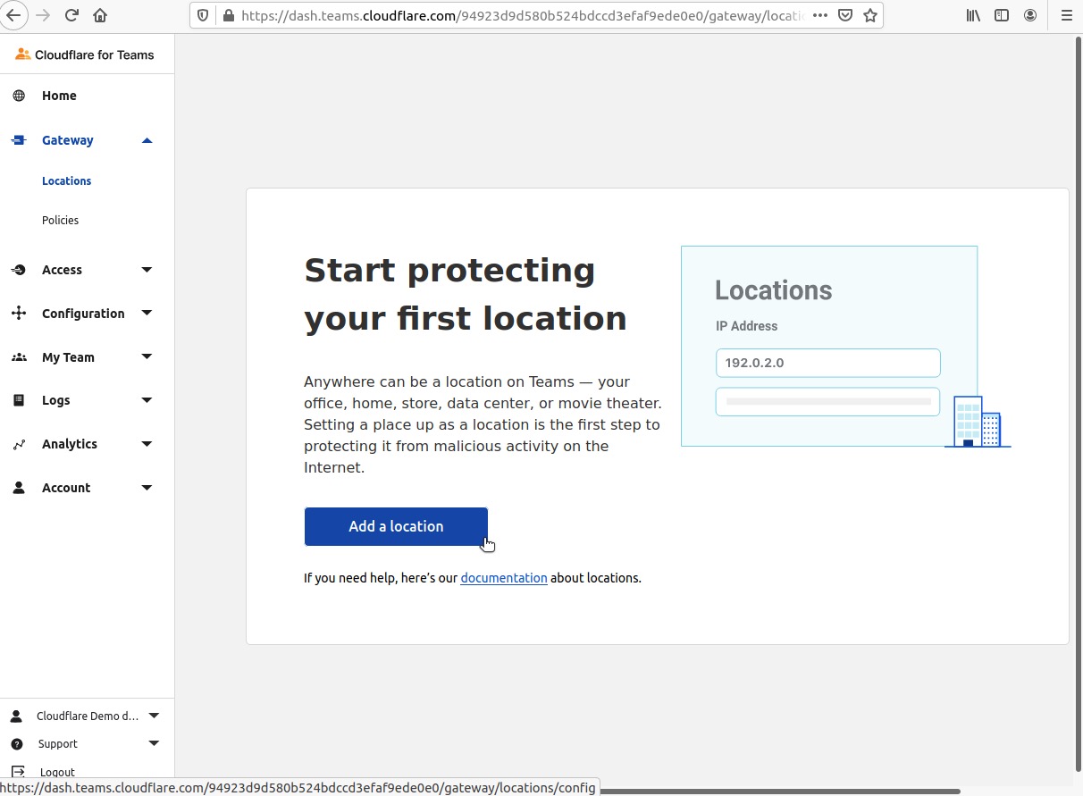 Gateway Provisioning - Step 6